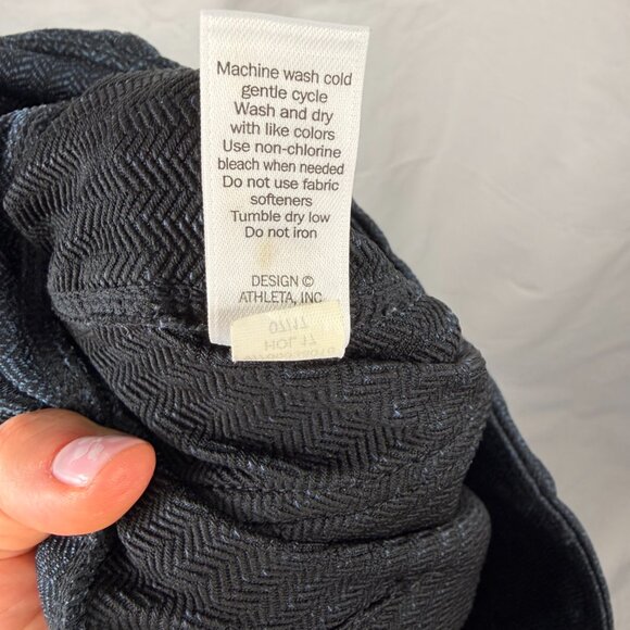 Athleta Women's Casual Legging | Navy & Black Herringbone | Medium | 27" Inseam - Picture 9 of 9